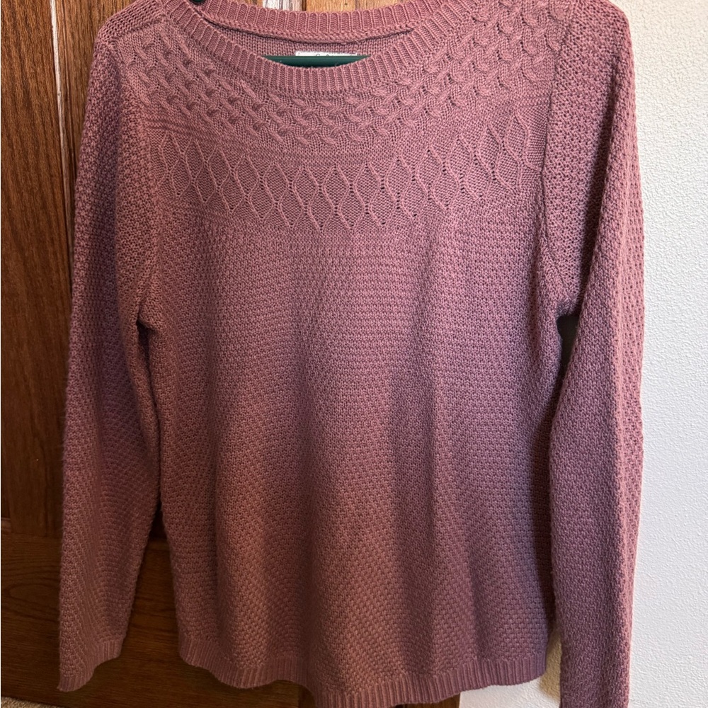 Croft & Barrow Women's Sweater - Dusty Rose
